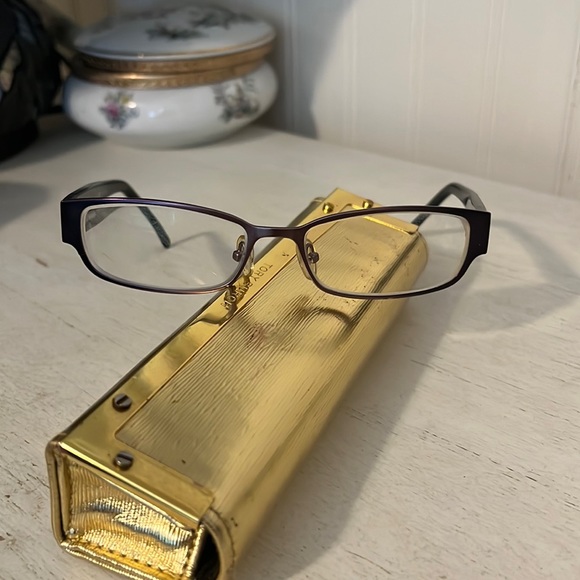 Tory Burch TY 1001 eyeglass frames plum with case - Picture 1 of 9
